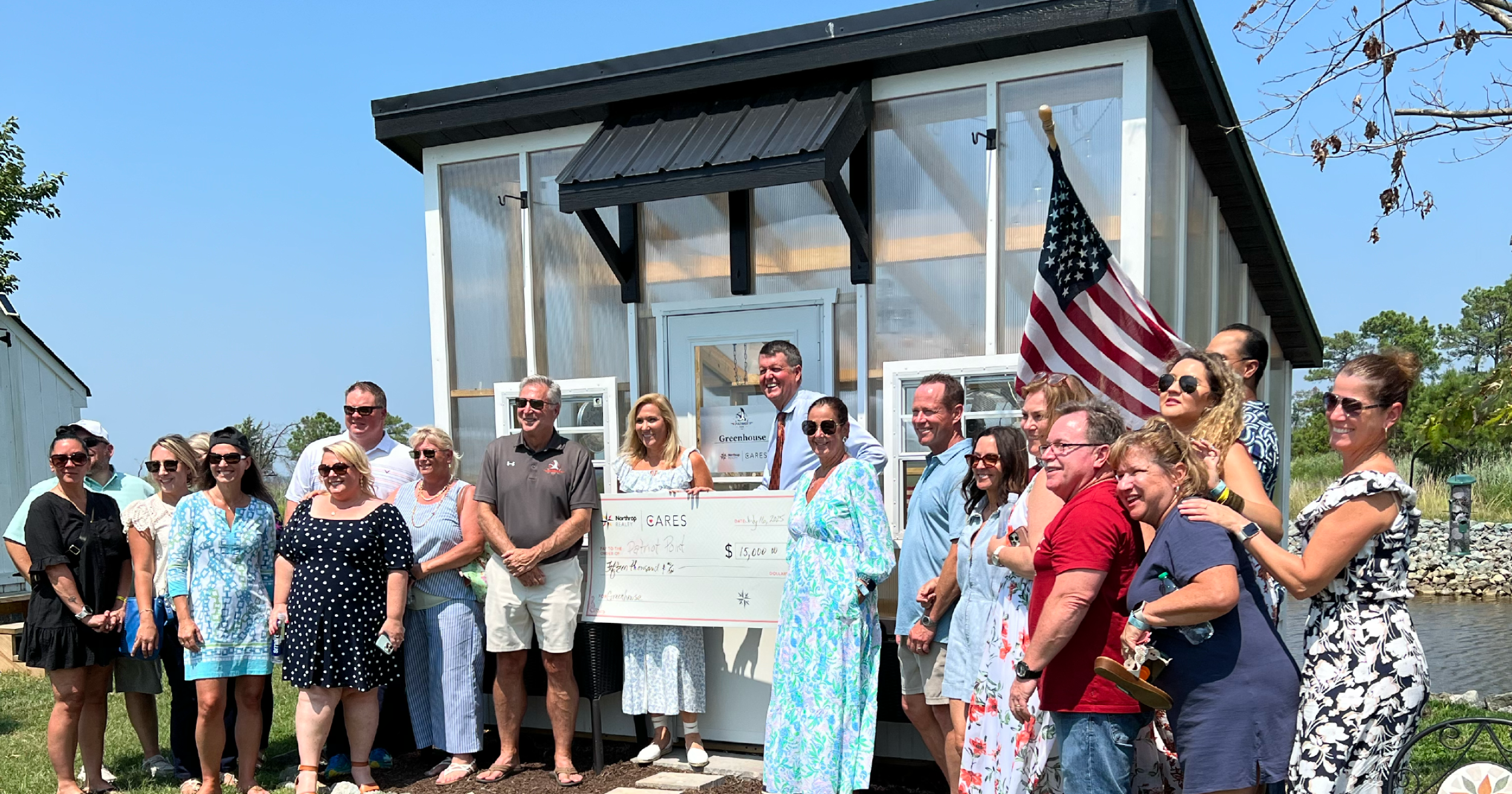 Northrop Realty Cares & The Tayman Team with Prosperity Home Mortgage Sponsor Greenhouse Project at Patriot Point in Maryland